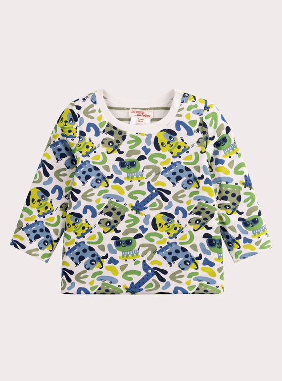 Tee Shirt Manches Longues Ecru VUGATEE2 / 24WG1011TML001