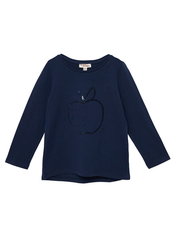 Tee Shirt Manches Longues Bleu marine JAJOTEE1 / 20S90143D32070
