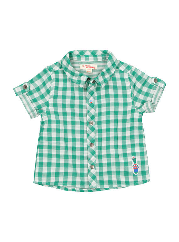 Chemise à carreaux bébé garçon FUCACHEM / 19SG10D1CHM099