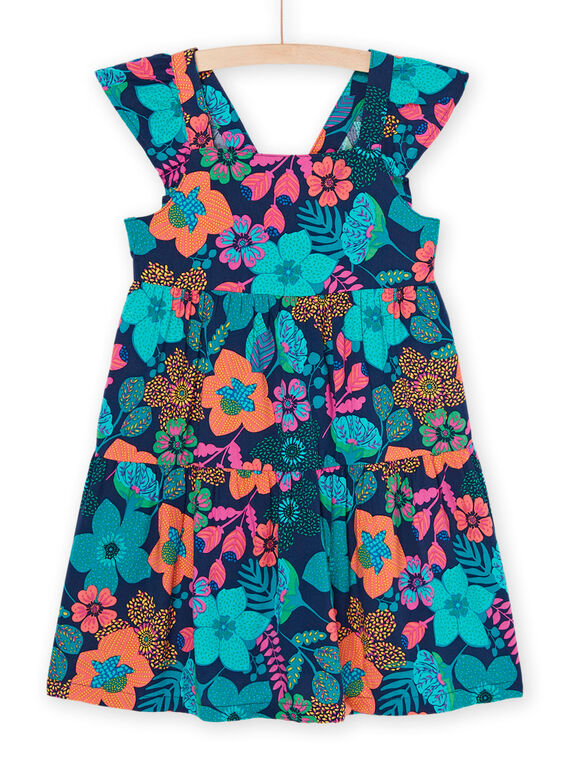 Robe multicolore à bretelles volantées RAJOROB7 / 23S90192ROBC211