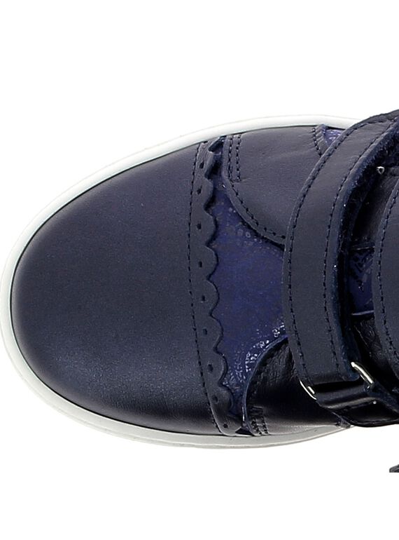 Tennis de ville en cuir fille CFTENFANT / 18SK35W3D3G070