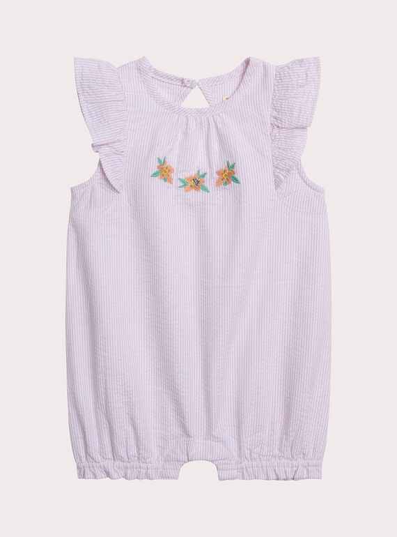 Barboteuse fleurs pour bébé fille WITABAR / 25SG09U1BAR000