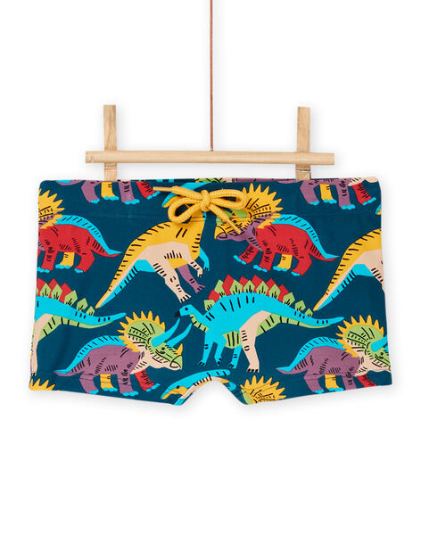 Boxer de bain multicolore à imprimé dinosaures RYOMERSHODIN / 23SI02R1MAIC217
