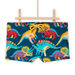 Boxer de bain multicolore à imprimé dinosaures