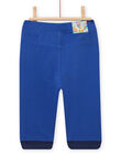 Pantalon bleu électrique bébé garçon NULUPAN / 22SG10P1PAN217