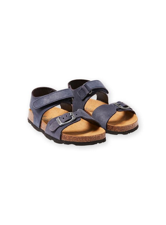 Sandales bleu marine enfant garçon LGNUBLEU / 21KK3656D0E070