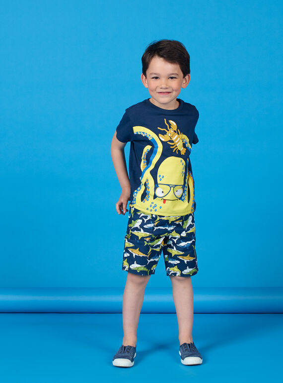 Tee Shirt Manches Courtes Bleu marine LONAUTI1 / 21S902P2TMC070