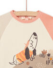 Sweat colorblock en molleton gratté RUSUNSWE / 23SG10K1SWE005