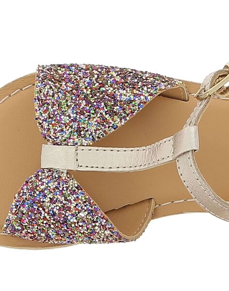 Sandale en cuir fille CFSANDBOW / 18SK35WFD0E954