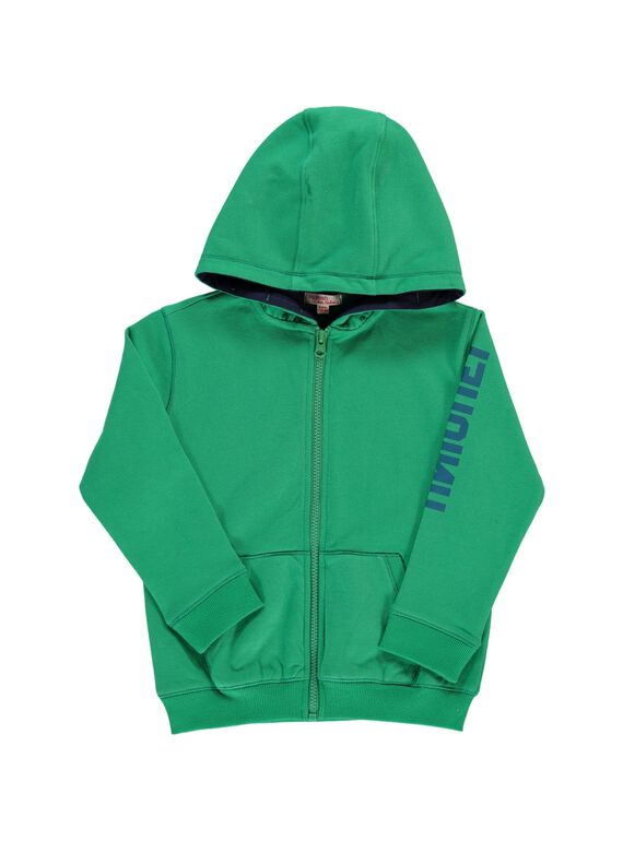 Sweat zippé à capuche garçon DOJOGIMOL4 / 18W90234D28G612