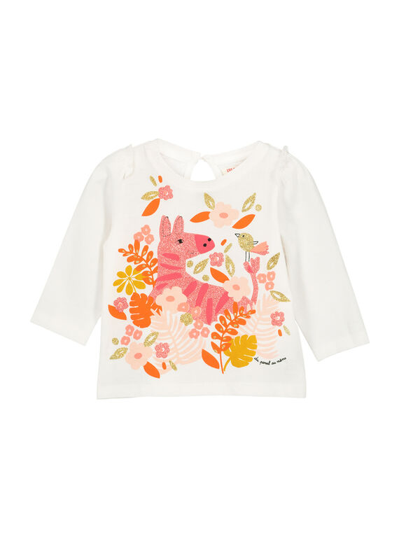 Tee-shirt manches longues bébé fille FIBATEE / 19SG0961TML001