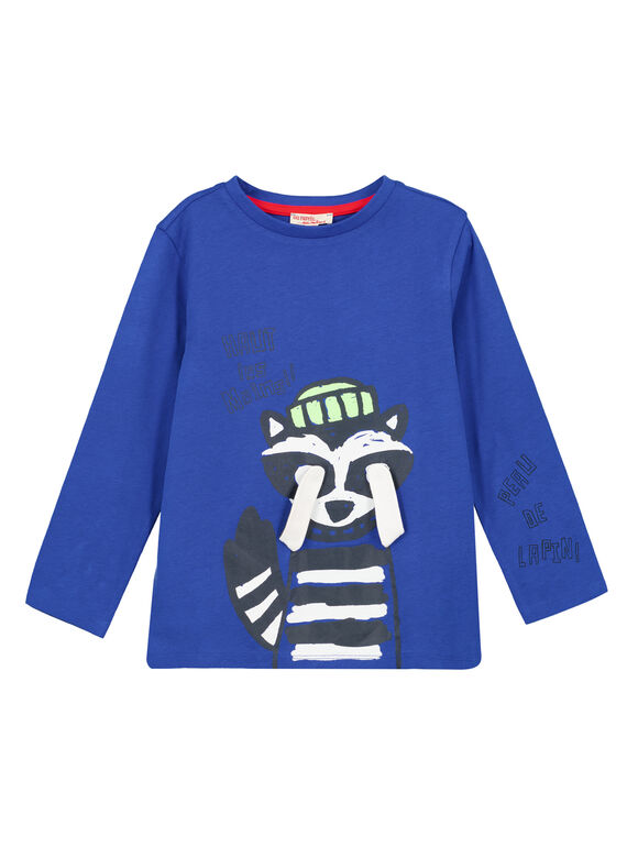 Tshirt Bleu cobalt.  GOBLATEE1 / 19W902S2TMLC209