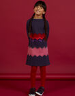 Robe tricot avec sequins enfant fille MAFUNROB2 / 21W901M1ROBH703