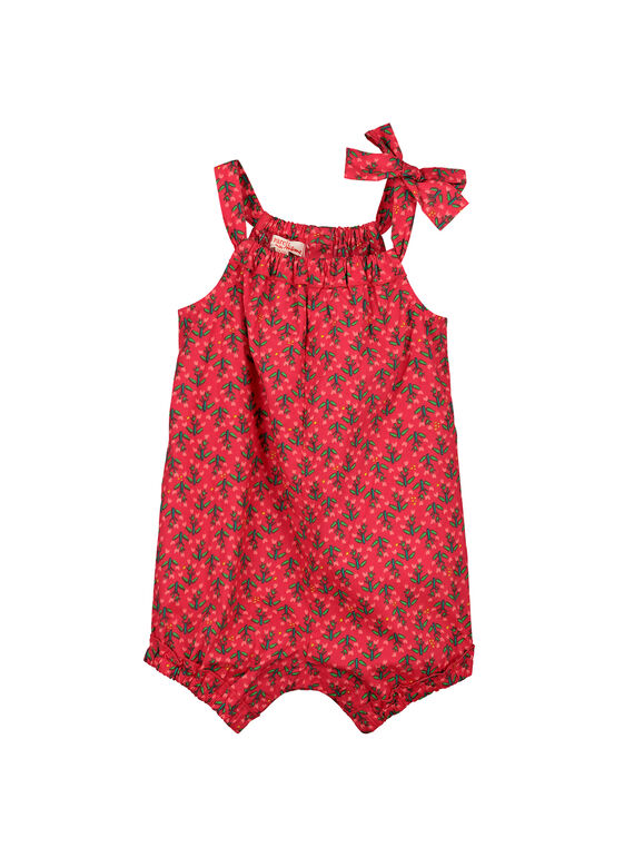 Barboteuse imprimée bébé fille FIYEBAR / 19SG09M1BAR304