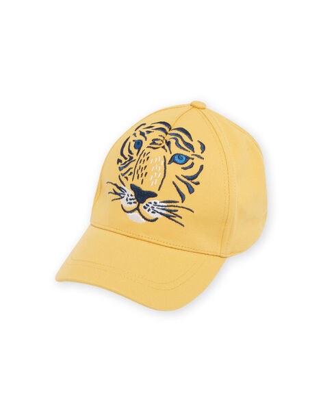 Casquette jaune motif tigre enfant garçon NYOJOCAP2 / 22SI02C4CHAB107