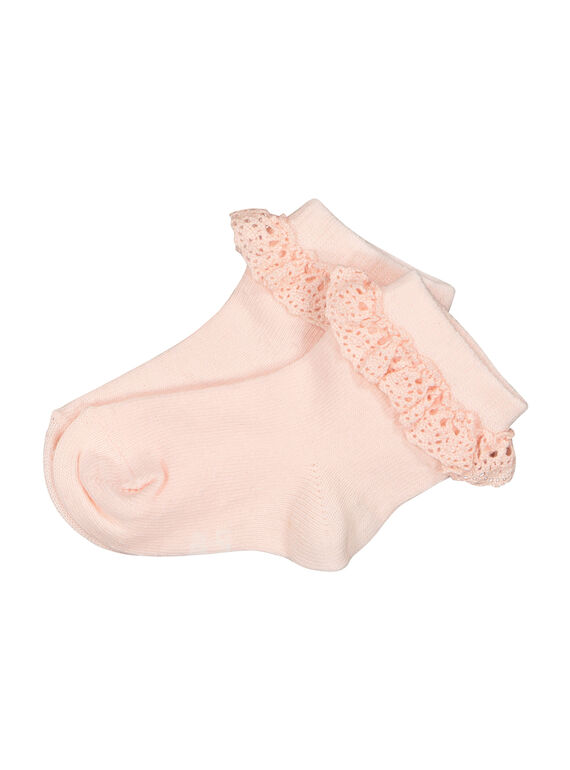 Chaussettes à volants bébé fille FYIPOCHO1 / 19SI09Y1SOQ307
