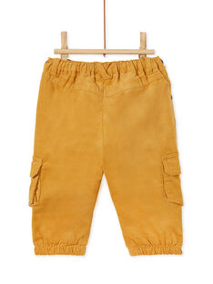 Pantalon velours côtelé à poches bébé garçon KUREPAN3 / 20WG10G1PANI807