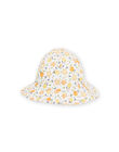 Chapeau blanc et jaune bébé fille NYIHOCHA / 22SI09C3CHA000
