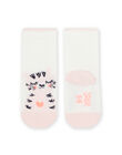 Chaussettes écrues bébé fille NYIJOSOQ5 / 22SI0966SOQ001
