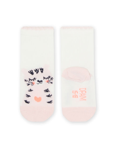 Chaussettes écrues bébé fille NYIJOSOQ5 / 22SI0966SOQ001
