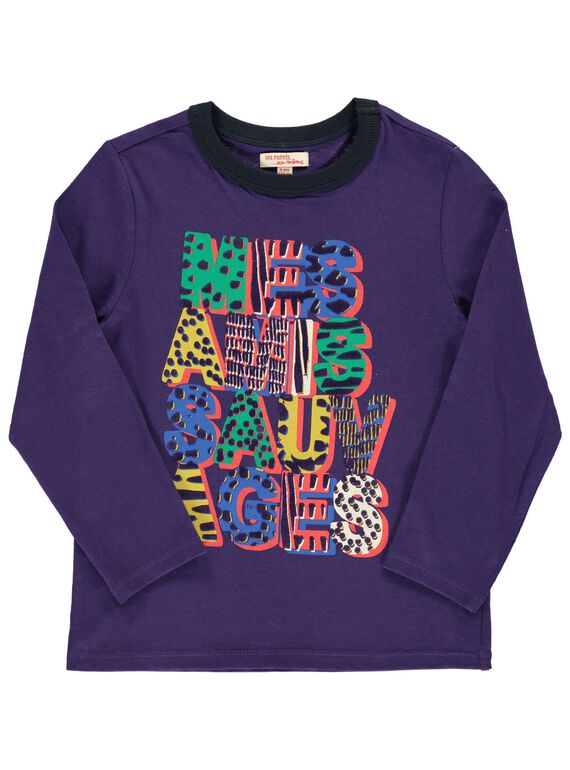 Tee-shirt manches longues garçon DOVIOTEE4 / 18W902H4TMLH701