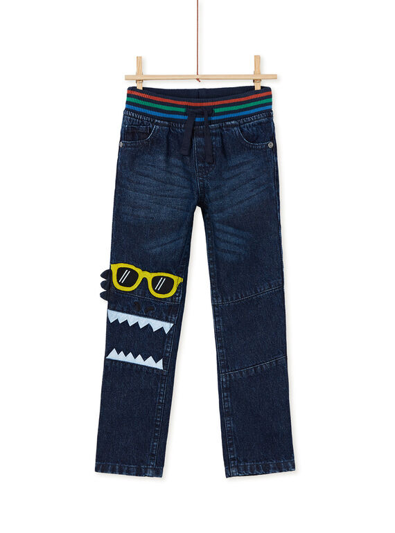 Jean élastiqué enfant garçon KOREJEAN / 20W902G1D5AP274