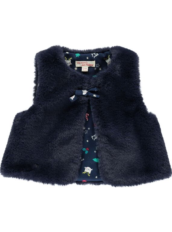 Gilet sans manches bébé fille DICRACAR / 18WG09R1CAR070