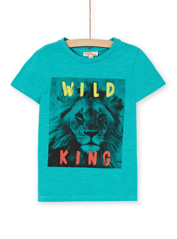 Tee Shirt Manches Courtes Bleu LOJOTI3 / 21S90231TMCC215
