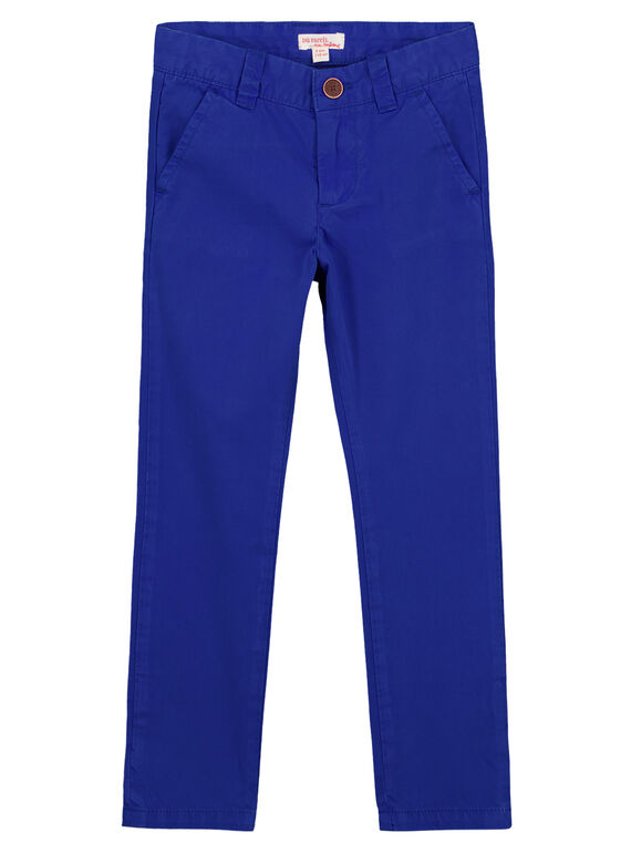 Pantalon chino Bleu Cobalt GOJOPACHI3 / 19W90247D2B720