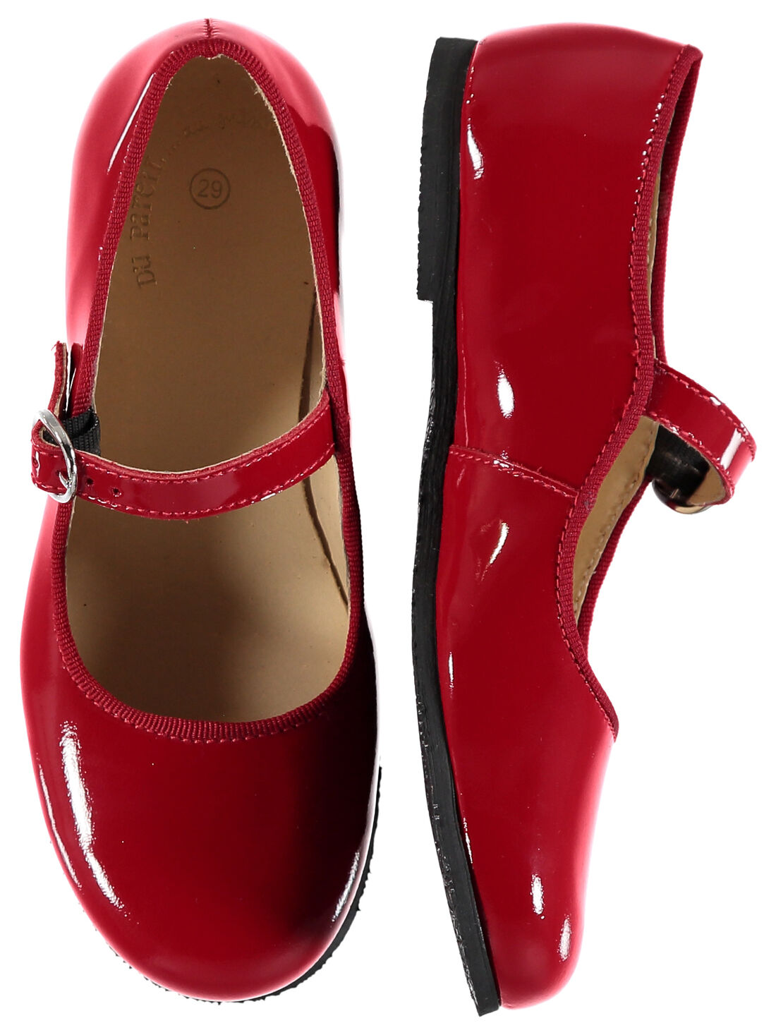 chaussure vernis rouge fille