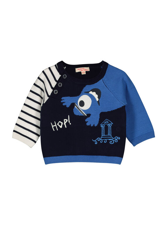 Pull Bleu marine FUNEPUL / 19SG10B1PUL713