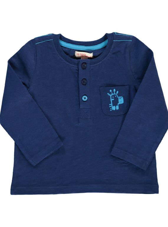 Tee-shirt manches longues bébé garçon CUJOTUN3 / 18SG10R5TML070