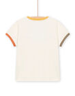 Tee Shirt Manches Courtes Ecru NOVITI / 22S902M1TMC007