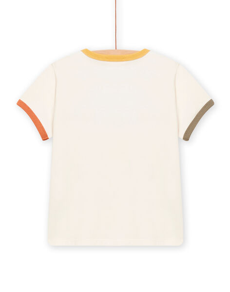 Tee Shirt Manches Courtes Ecru NOVITI / 22S902M1TMC007