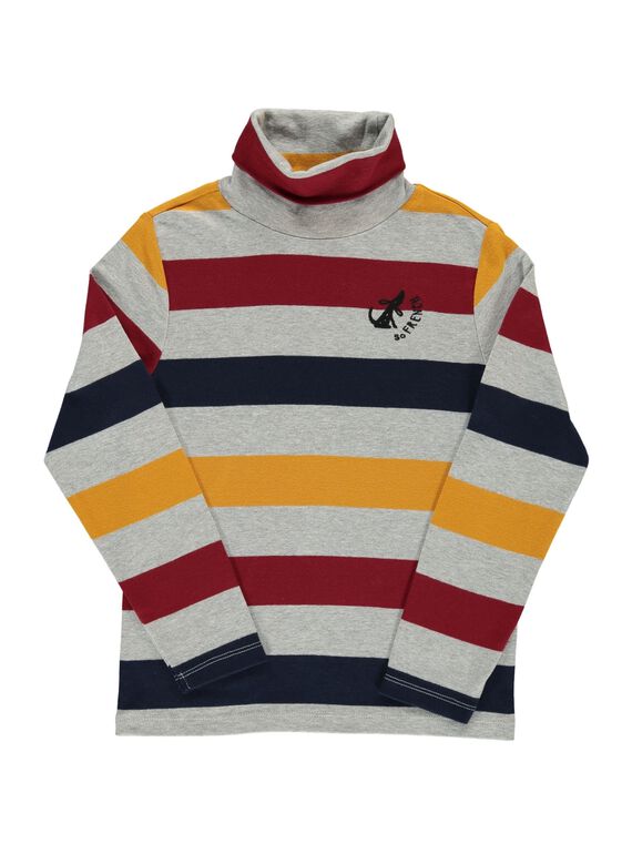 Sous-pull rayé garçon DOCHOSOUP / 18W902F1SPL099