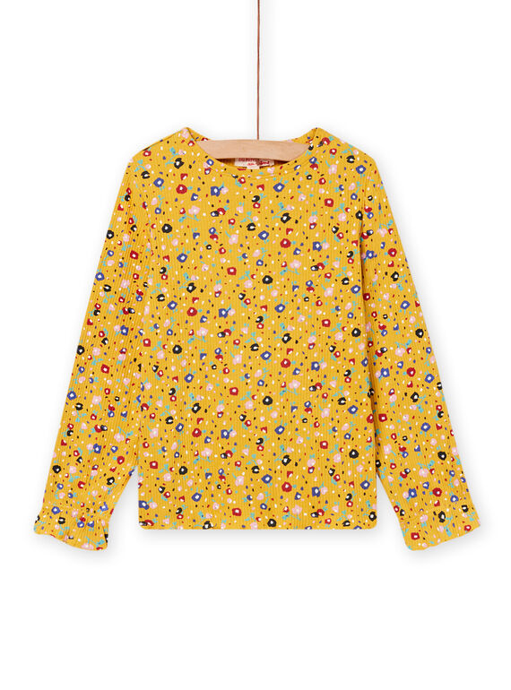 T-shirt manches longues topaze enfant fille NAJOTEE4 / 22S90171TMLB118