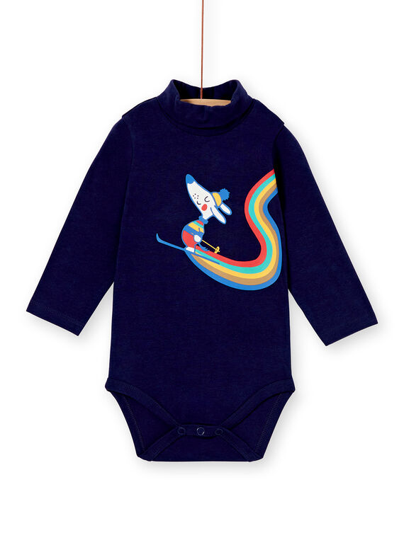 Body col roulé bleu marine bébé garçon KULUBOD2 / 20WG10P2BODC205