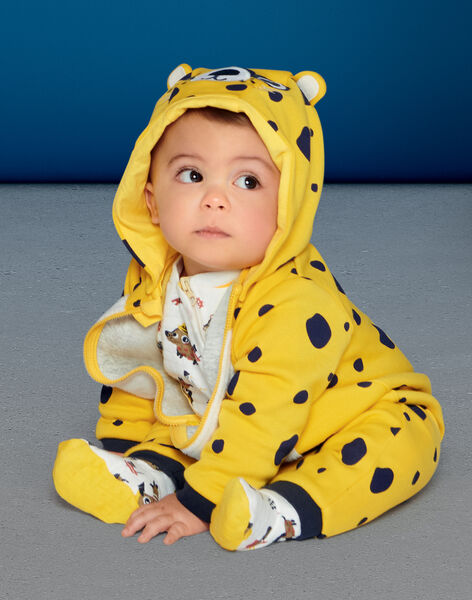 Surpyjama Bebe Garcon En Molleton Fourre Motif Leopard Pyjama Bebe Dpam