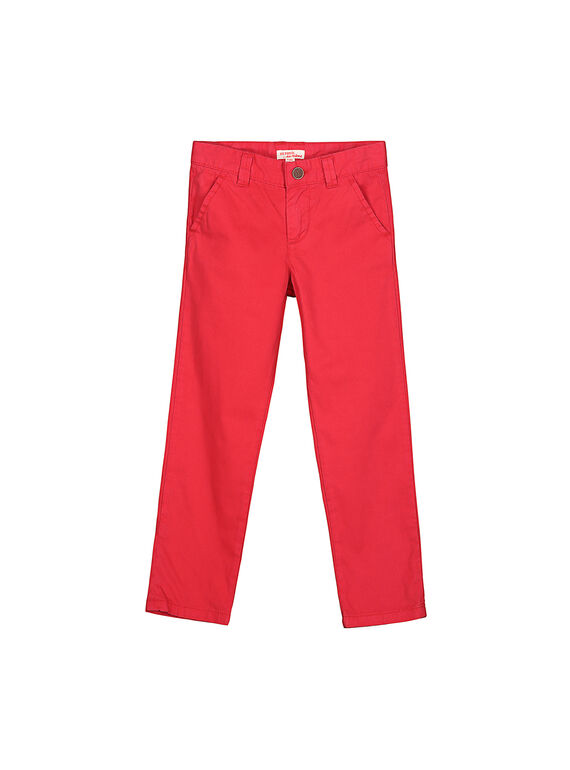 Pantalon chino garçon FOJOCHINO4 / 19S90234D2BF505