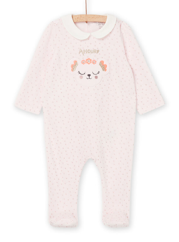 Grenouillère à imprimé à pois REFIGREKOA / 23SH1351GRE309