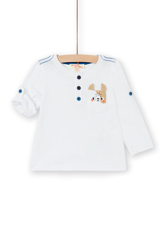 Tee Shirt Manches Longues Blanc LUJOTUN2 / 21SG1035TML000