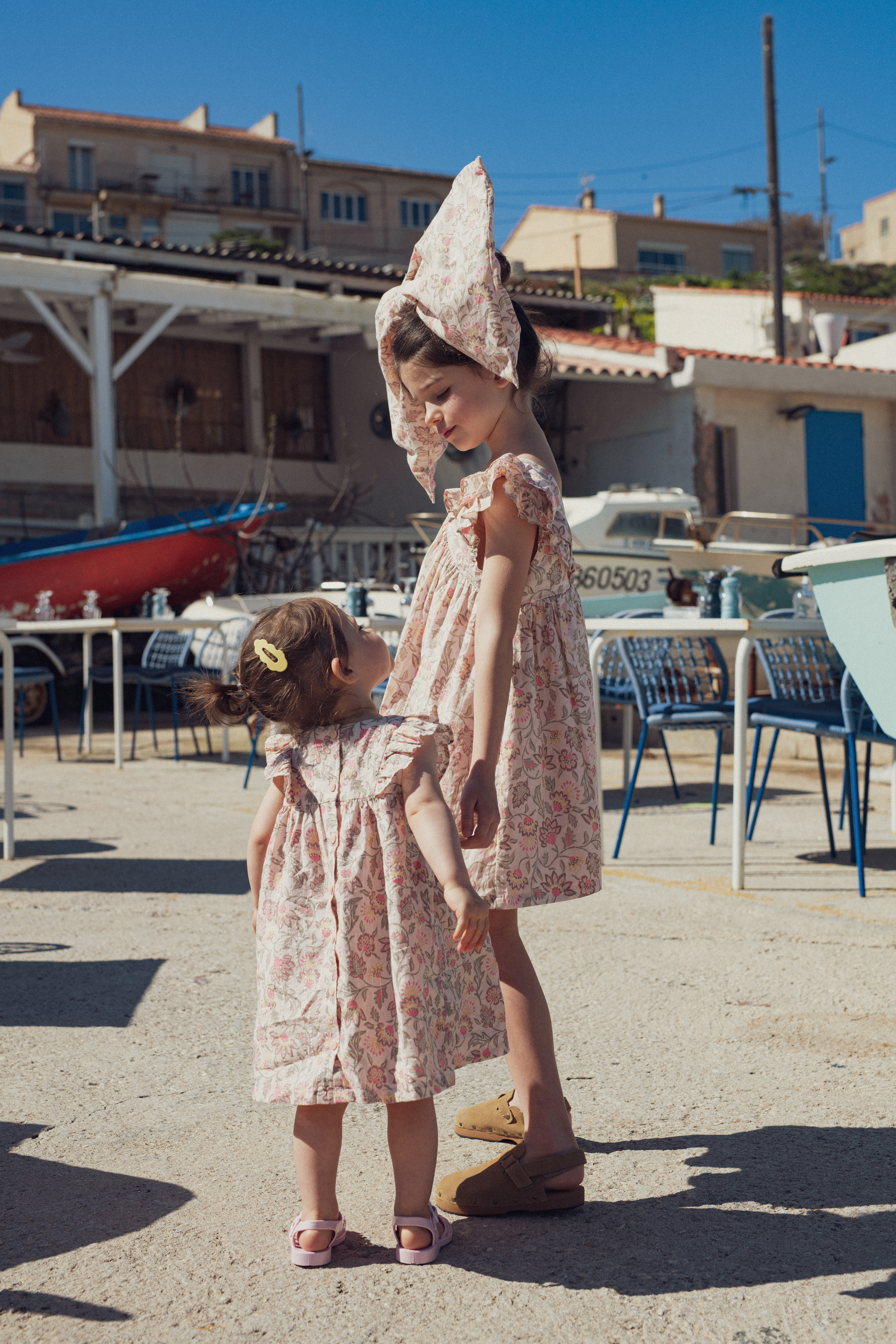 Robe à imprimé fleuri pour bébé fille