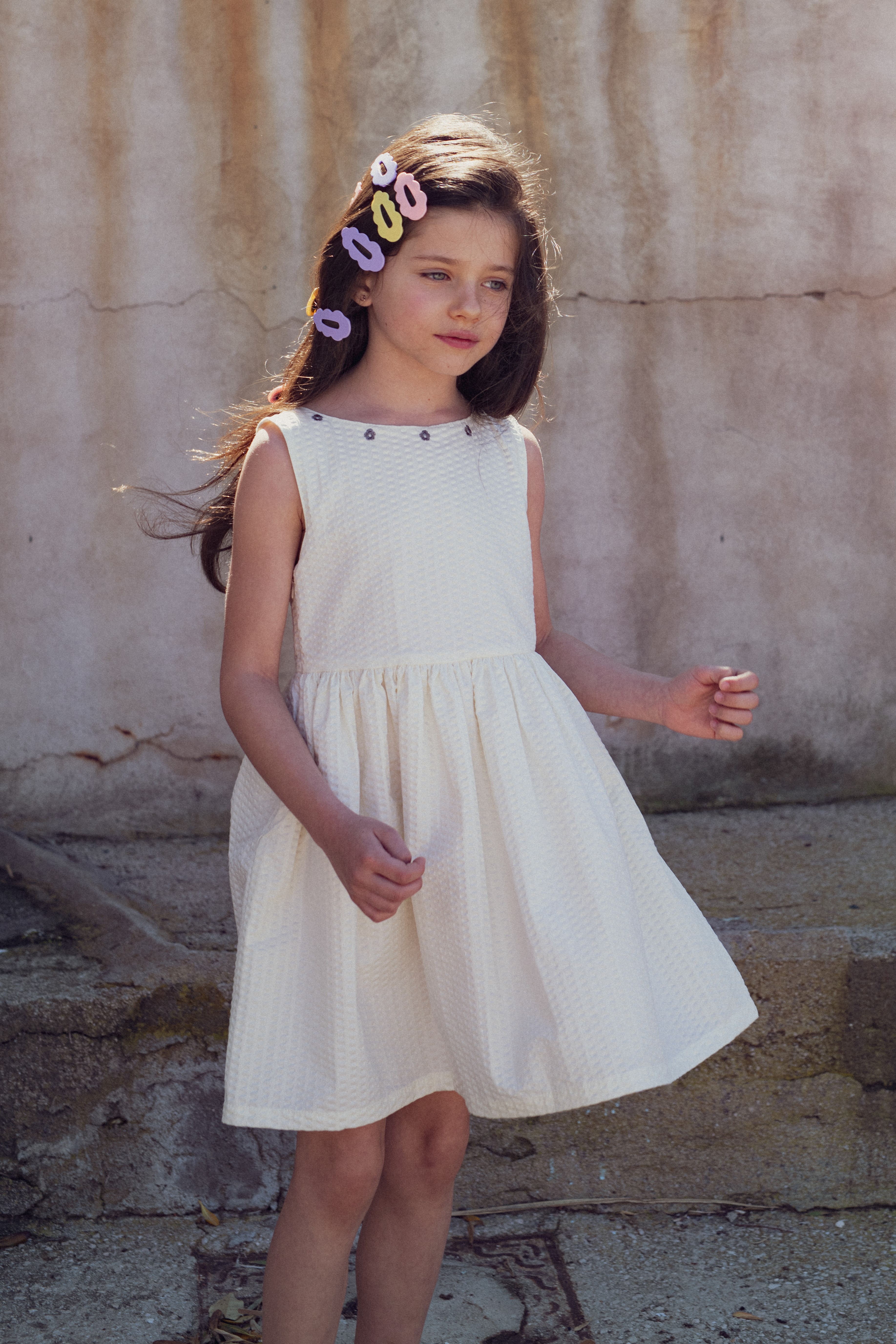 Robe écrue cérémonie 