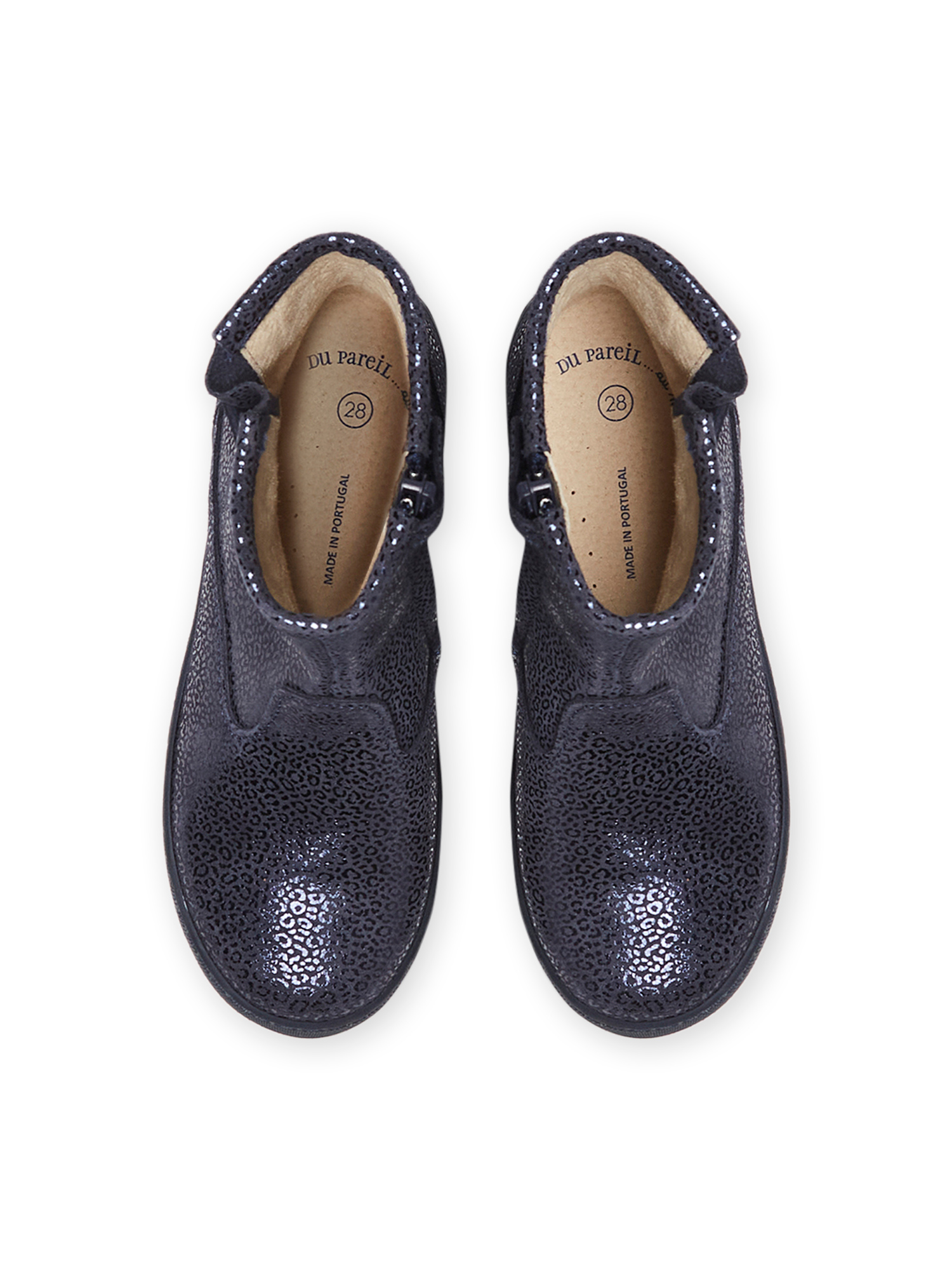 bottine fille bleu marine