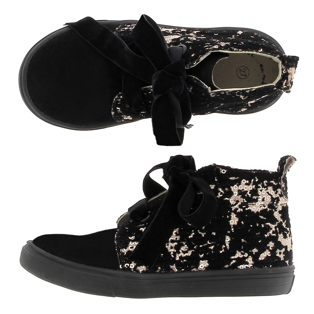 basket cuir fille