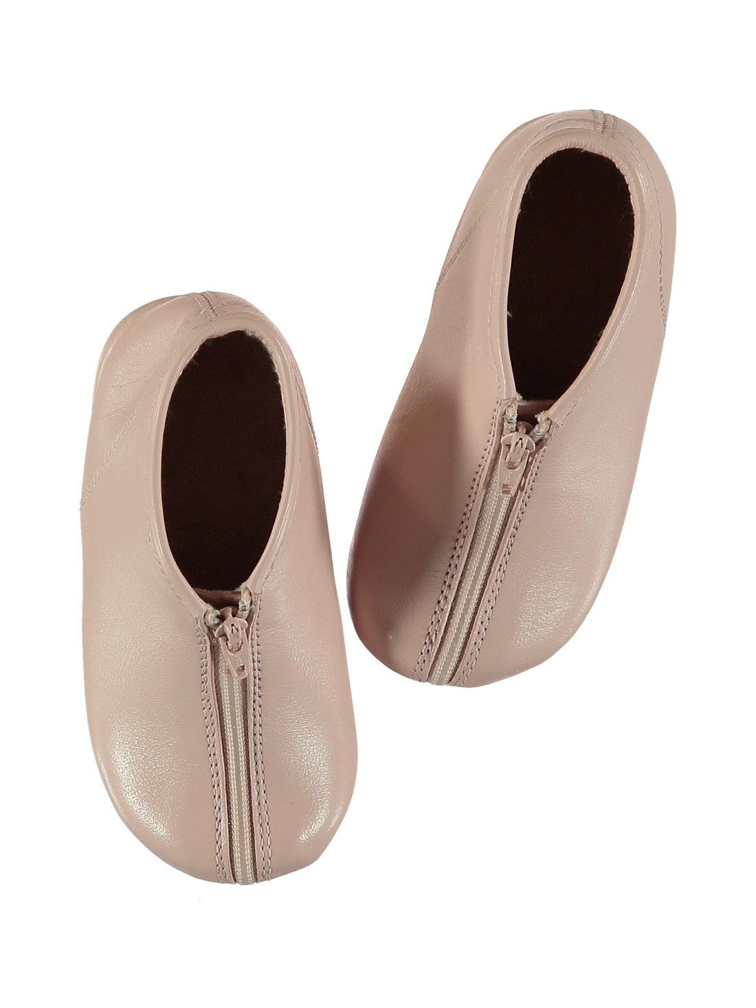 Chausson Bottilon Cuir Rose Bébé Fille - 18 - Du Pareil Au Même